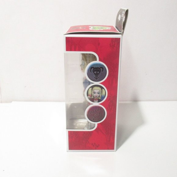 Funko Rock Candy Suicide Squad HARLEY QUINN With Bat Rainbow Hair Vinyl DC NIB - Picture 4 of 7